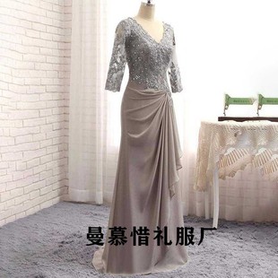 European and American New Style Sexy Women's Lace Fishtail Long Dress Evening Dress Goddess Grade Trailing Slim Fit dress Summer