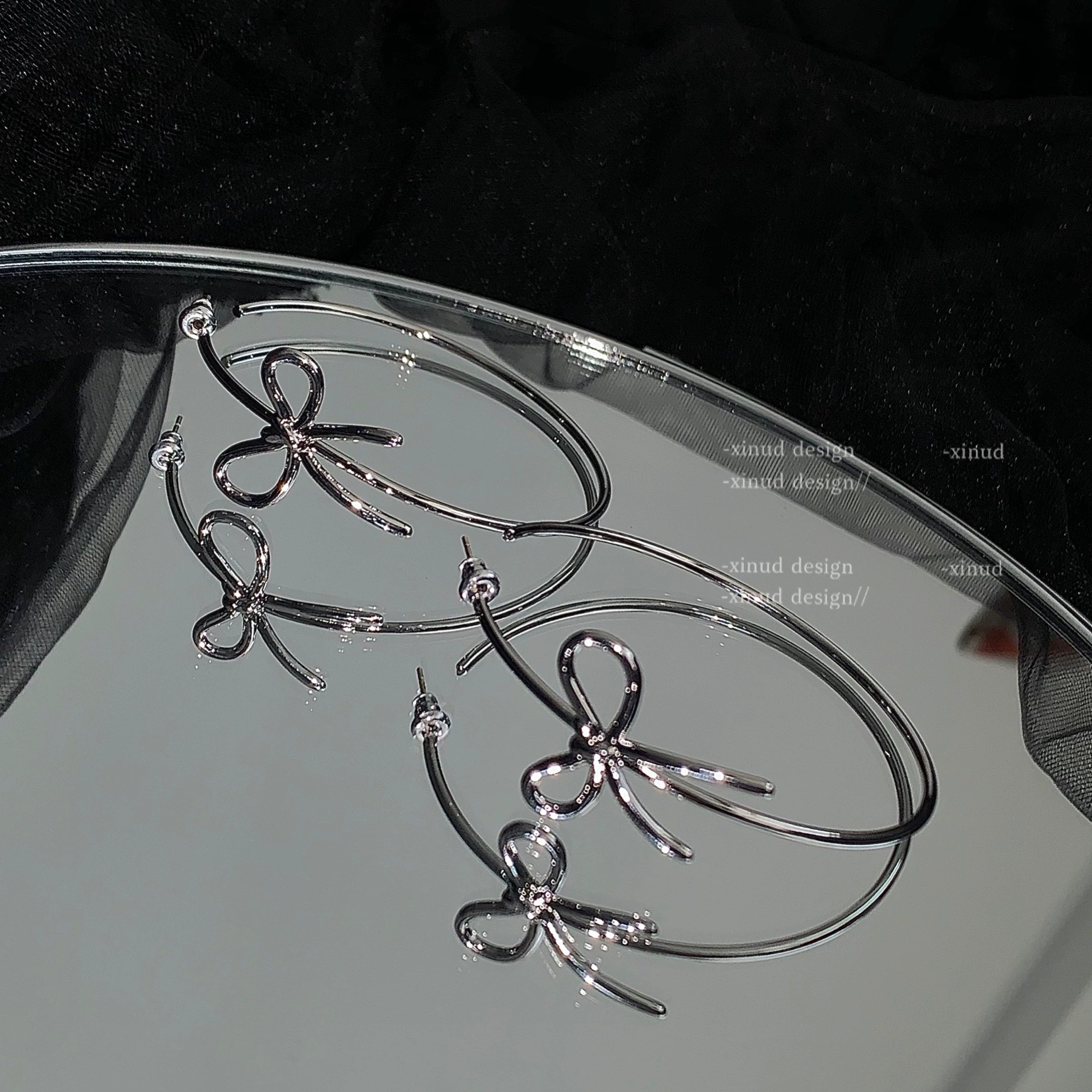 Earrings Silver 925 — Demi-season European Style, Simple Elegant Bright Design, Gold & Silver Options
