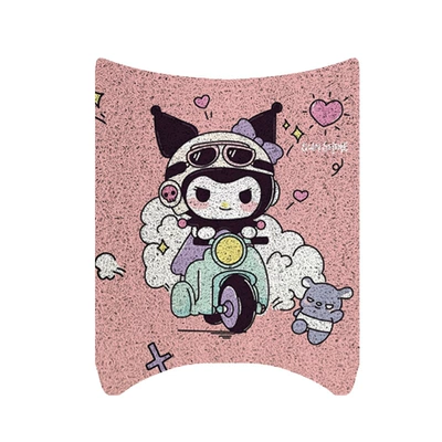 Electric vehicle foot mat Eb Electric Vehicle Foot Pads Waterproof - kuromi-tai-ling-super-6-butterfly-eb