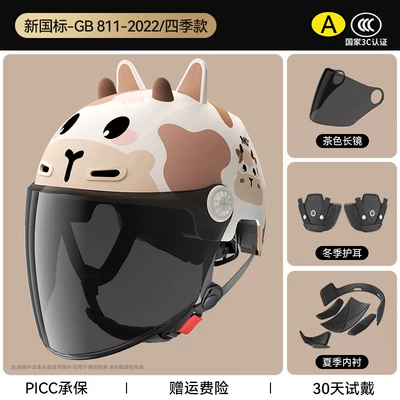 Summer Helmet Four-Season Helmet TK02 | Motorcycle Safety Supplies - moomoo-cowsun-protection-glasseswith-detachable-ear-protection-for-all-seasons
