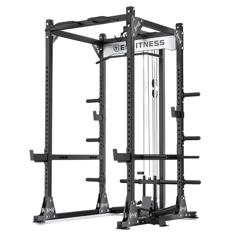 Squat frame tipo pórtico multifuncional casero de empuje horizontal libre equipo de entrenamiento integral de acondicionamiento físico comercial profesional