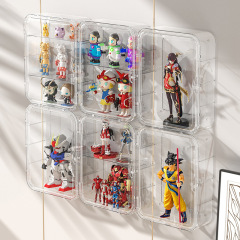 Household Multi-Functional Magnetic Storage Rack &ndash; Pop Mart Large-Capacity Figure Display Stand & Wall-Mounted Blind Box Organizer