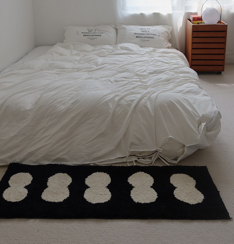 Modern creative non-slip carpet for living room for bed for home use