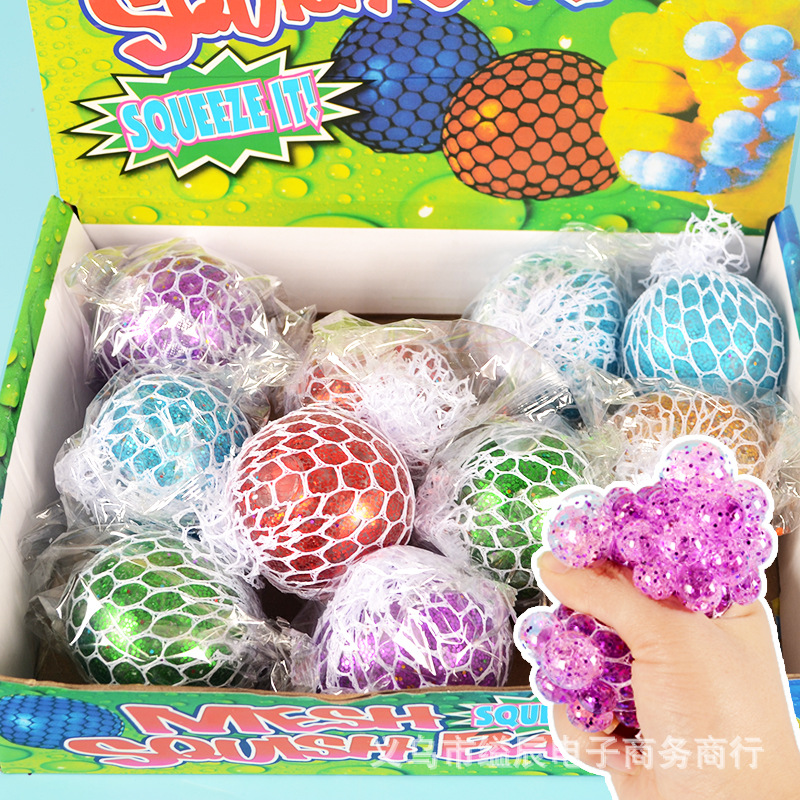 12 감압 포도 공 창조적 인 감압 환기 공 핀치 음악 초등학생 인기 장난감 가게 핫 세일에