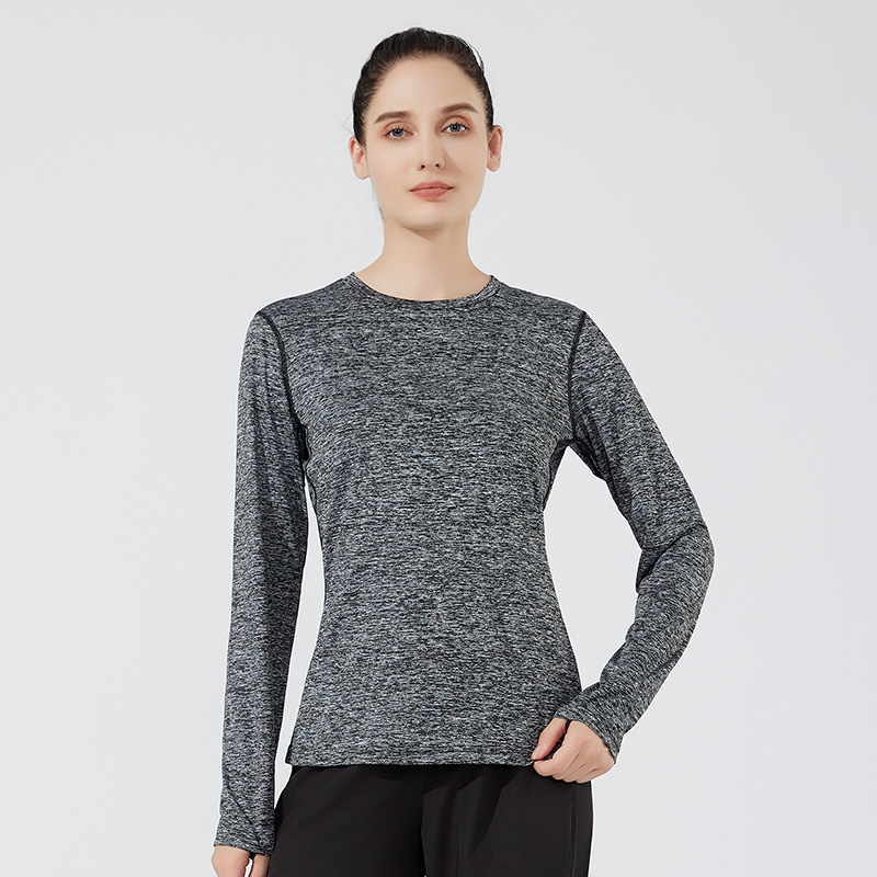 2026 nuevas camisetas de manga larga de primavera suéteres masculinos y femeninos entrenamiento de fitness y carrera blusa de ocio relajado