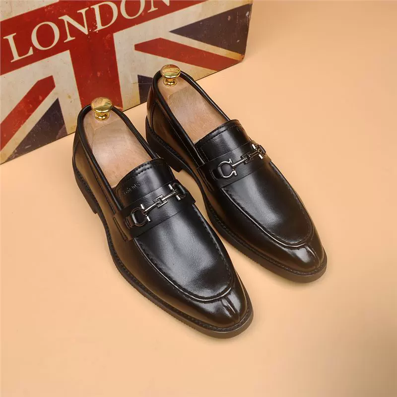Новый стиль мужской бизнес-офис с одной педалью кожаные туфли