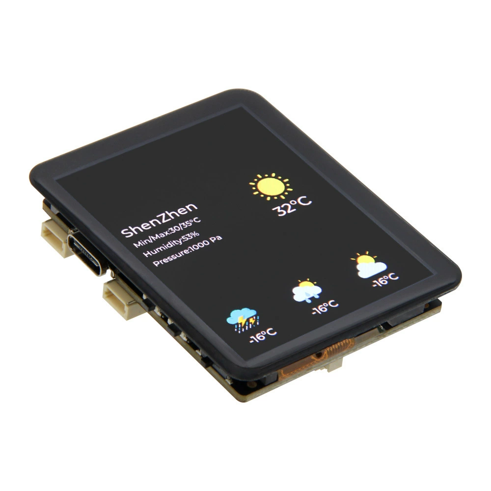 Разработка модуль LILYGO T4‑S3 ESP32‑S3, 2.41" AMOLED тач, Wi‑Fi и Bluetooth, Qwiic