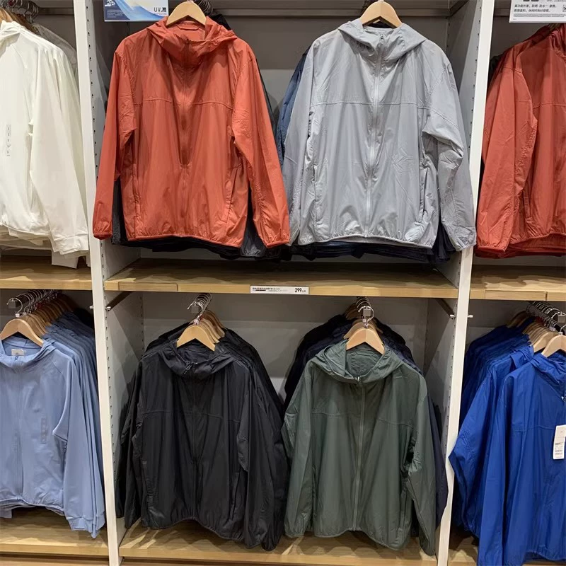 Однодневная мужская/женская летняя солнцезащитная одежда портативный 3D CUT анти-УФ-куртка с капюшоном топ M464022