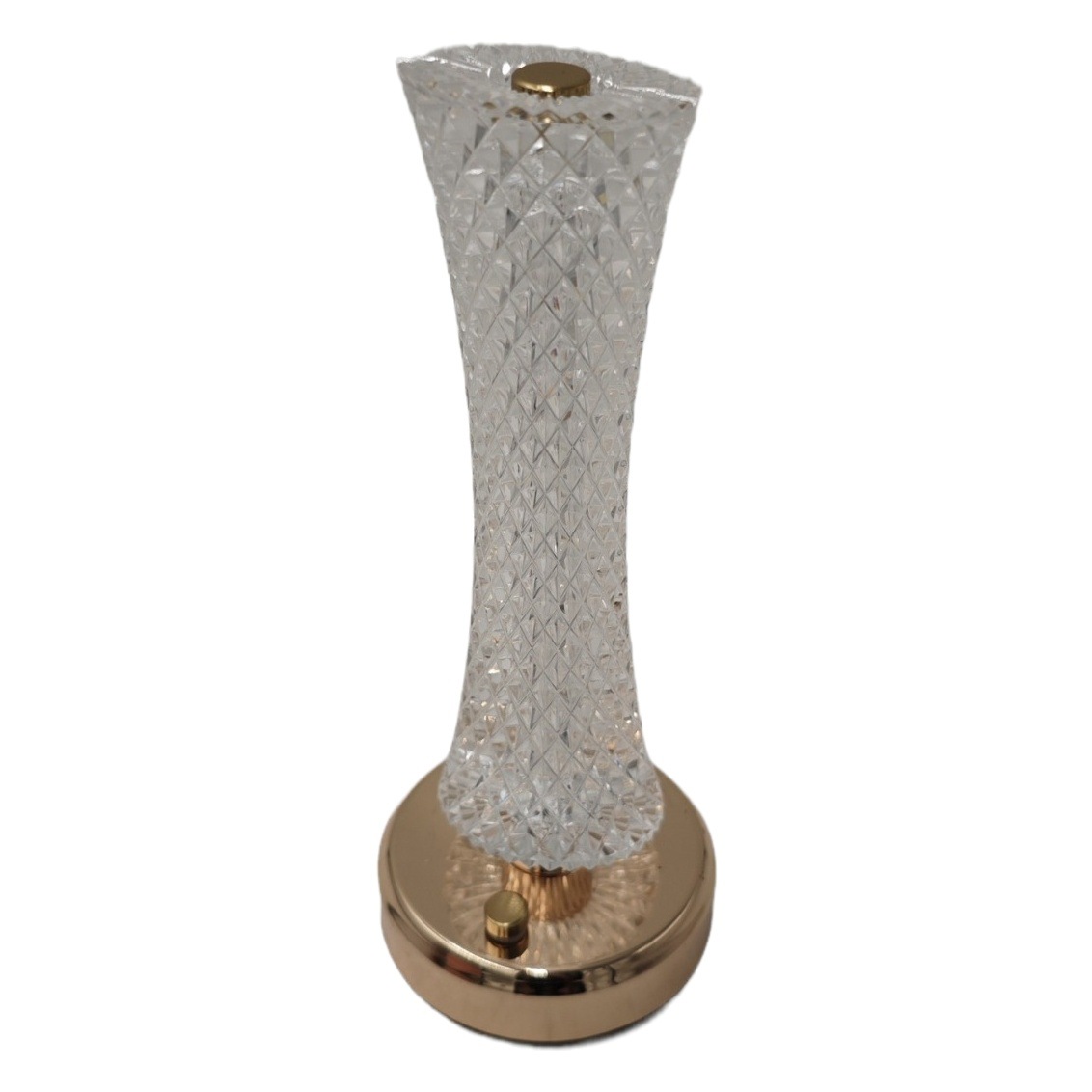 Lámpara de mesa de cristal creativa personalizada de cintura pequeña creativa de celebridad de Internet transfronteriza, mesita de noche, estudio, luz nocturna, atmósfera