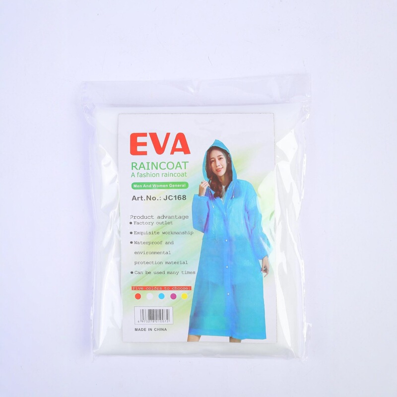 Clearance Non-Disposable Eva Raincoat, Fashionable Thickened Raincoat for Adults and Children, Outdoor Portable Hiking and Trekking Raincoat