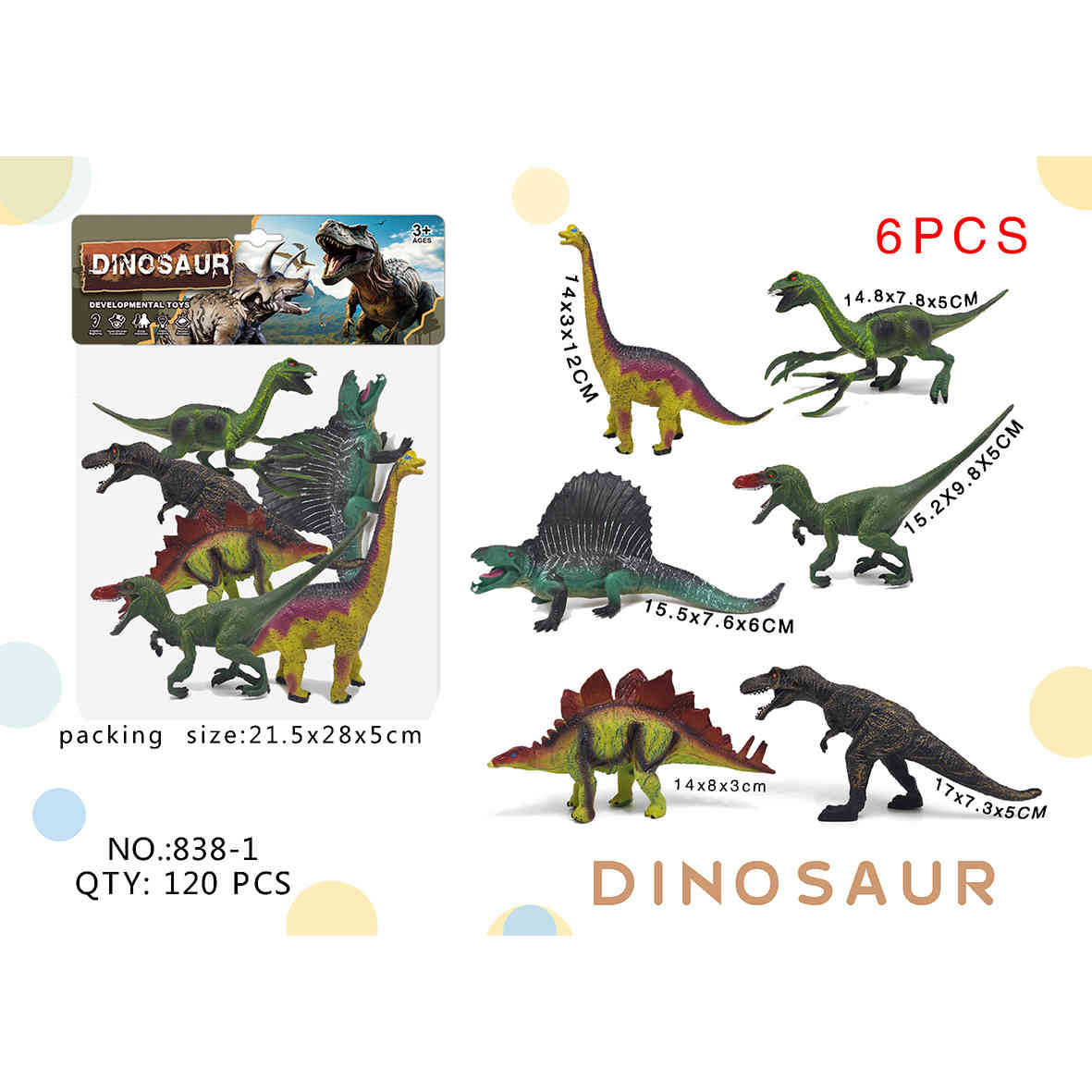 Transfronterizos infantiles simulación de animales dinosaurios tigre león panda jirafa modelo de insecto conjunto de juguetes de educación temprana