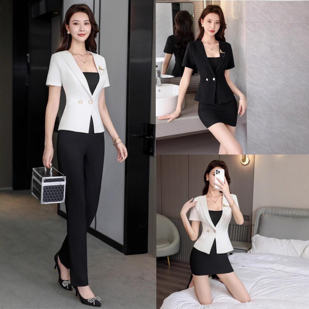 New Style Suit Pedicure Technician Work Clothes Female Sexy Foot Bath Sauna Massage Bath Foot Bath Slimming Work Clothes