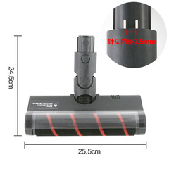 Suitable for chasing wireless vacuum cleaner electric floor brush v11v12v16T20 green light soft velvet roller suction head accessories