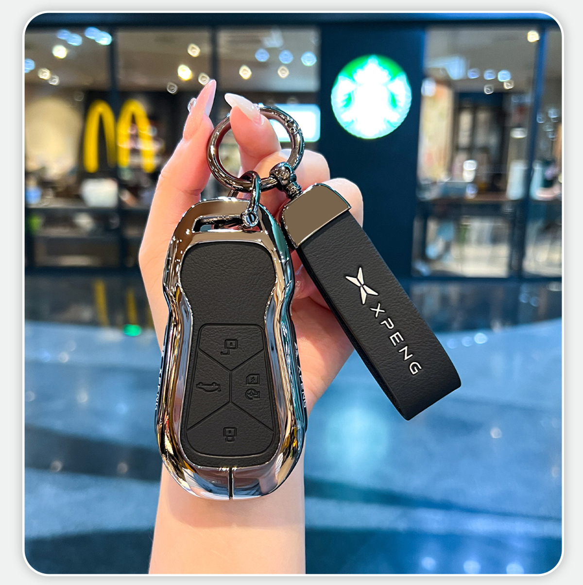 Xpeng P7+ Key Cover Xpeng 25 Models Mona M03 New P7/G6/G7 Shell G9/P5/G3I Car Buckle