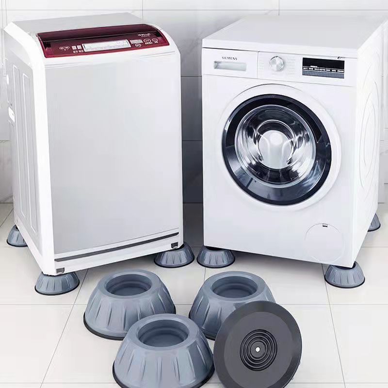 Universal high-rise washing machine and refrigerator anti-slip, anti-moisture, anti-vibration feet mat, shock-absorbing washing machine base anti-vibration feet pad
