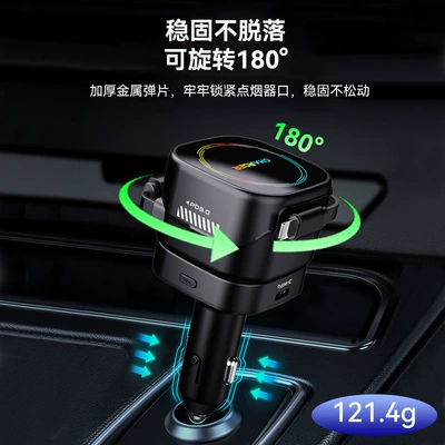 Factory Direct Sale of New Car Charger with Retractable Charging Cable, Super Fast Charging, Cigarette Lighter, Emergency Window Breaker (Siqaret yandırıcısı) - fast-charging-typecapple-retractable-cable-e1emergency-window-breaking-cigarette-lighter