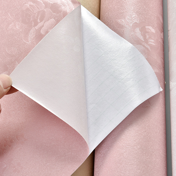 Self -stick 3D wallpaper solid color waterproof and thickened…
