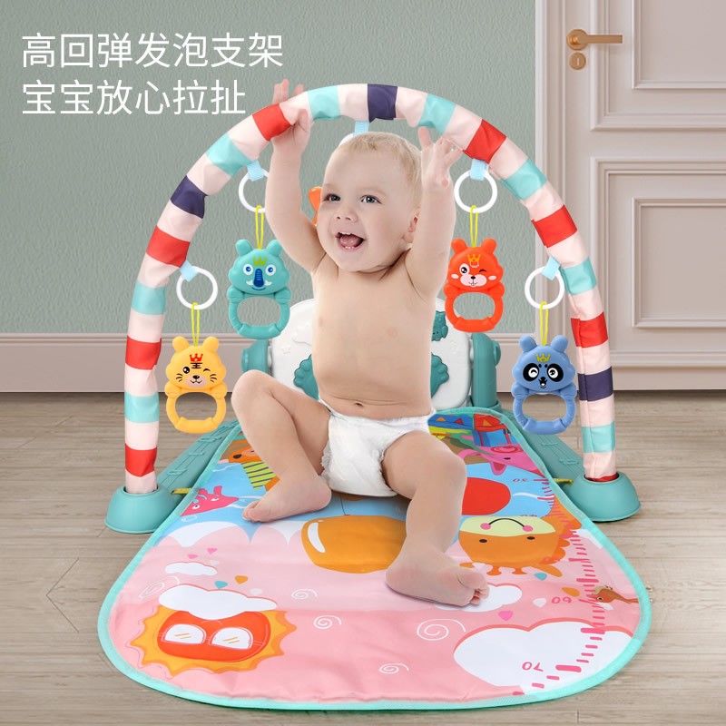 Equipo de fitness Baby pedal piano fitness rack inteligencia recién nacido bebé tres meses bebé pedal piano juego juguete