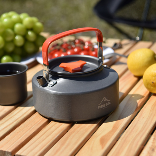 Widesea camping teapot 2L portable outdoor kettle picnic hiking camping camping leisure cooker