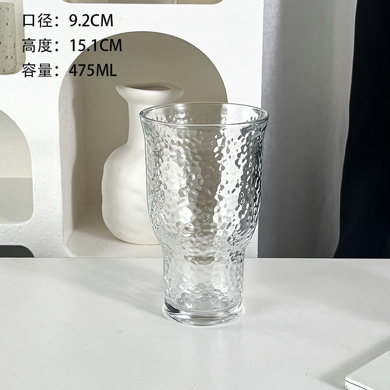 Taza de té de frutas retro de gran capacidad, taza de café americana, taza de cerveza, taza de martillo de nicho, taza de jugo, taza de bebida