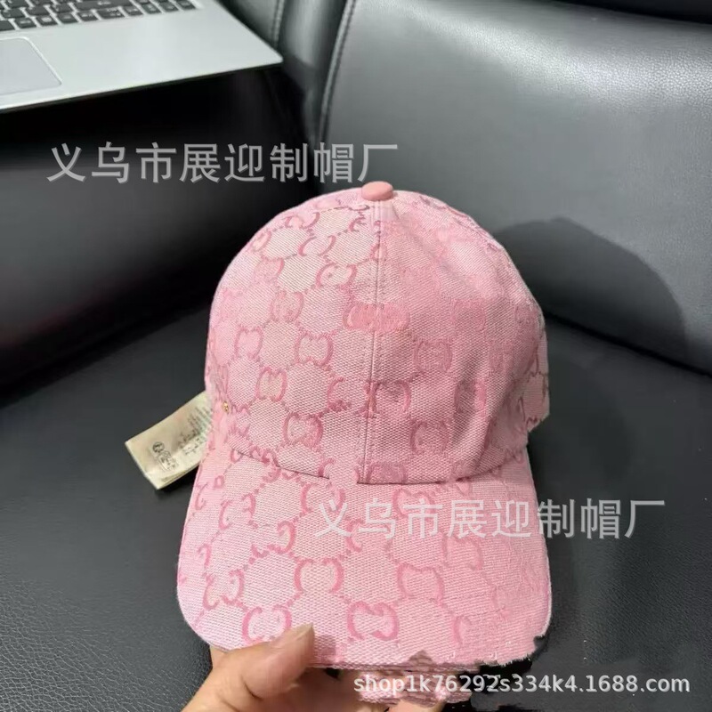 Cross-Border Foreign Trade Women's Baseball Cap Candy Color Adult Hat Letter Embroidery Men's Peaked Cap Sun Protection Hat