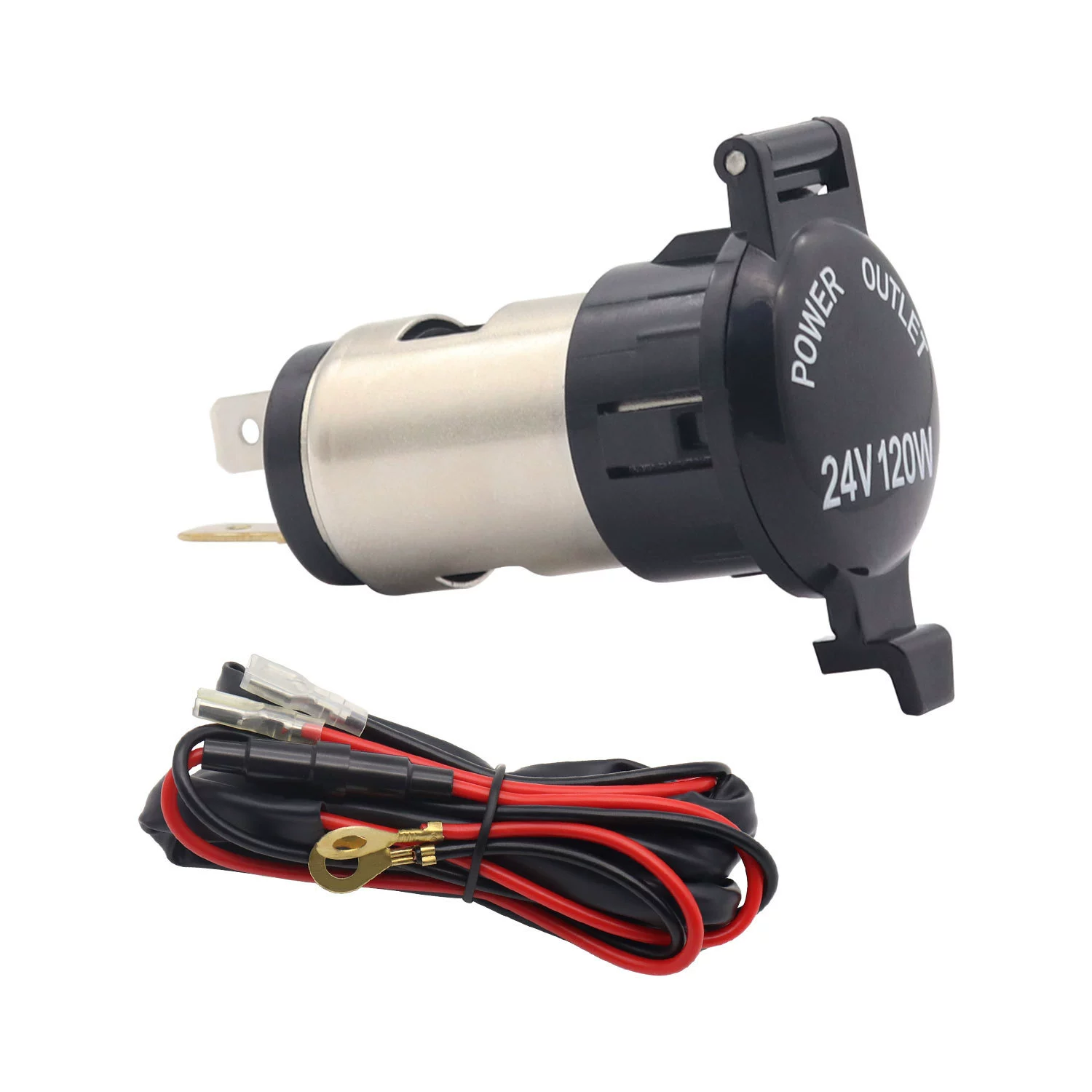 В наличии оптом автомобильный прикуриватель автомобильный С Пылезащитным чехлом блок питания 24V 120W модификация