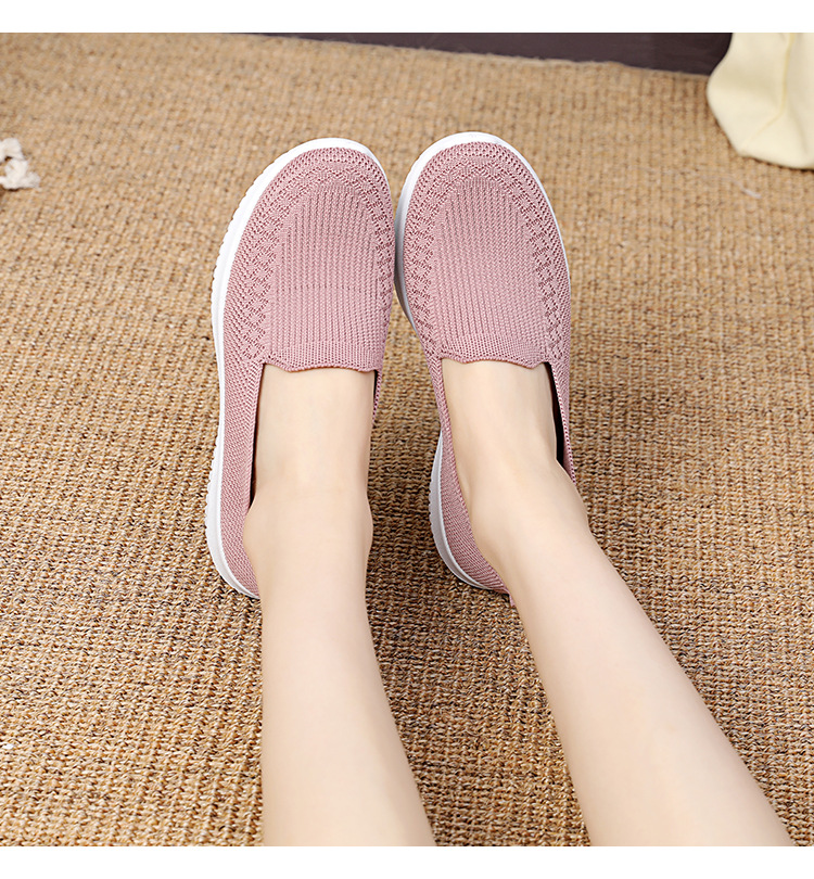 Staré pekingské látkové boty, dámské lehké, prodyšné a protiskluzové boty středního věku s plochou podrážkou, ležérní sportovní boty, dámské boty_voghion.com