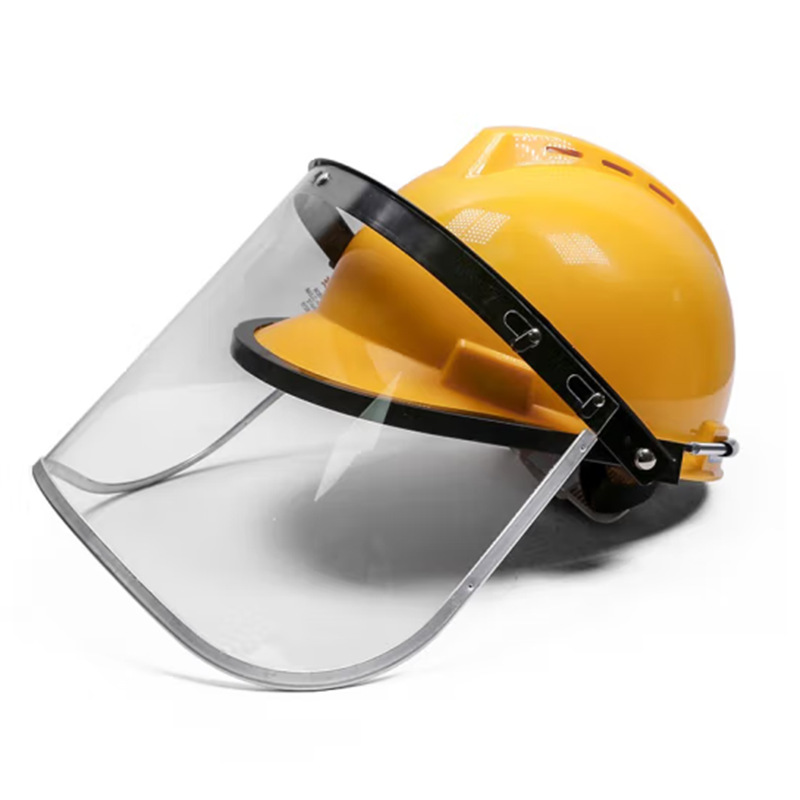 蓝鹰A2+FC45防飞溅抗冲击铝边配帽式（不含安全帽）防护面屏