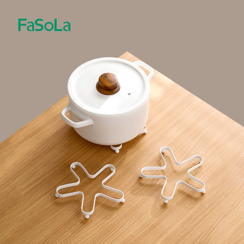 FaSoLa 주방 냄비받침, 냄비받침대, 단열패드, 화상방지 접시받침, 식탁매트, 캐서롤받침, 수납선반, 스탠드