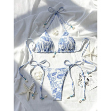 B 37261 Floral camisole two-piece bikini �黨��������Ȼ���