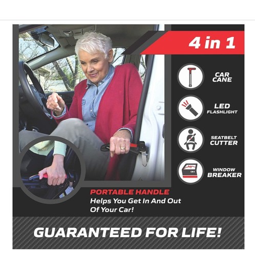 Car Handle Cross-Border Bestseller HOT Four-in-One Car Multi-Function Safety Hammer
