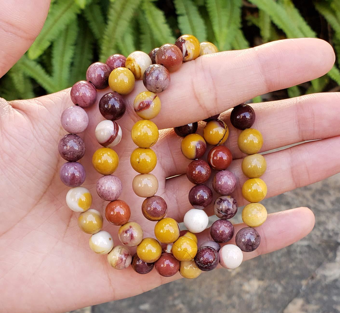 Fashion Round Agate Beaded Bracelets 1 Piece