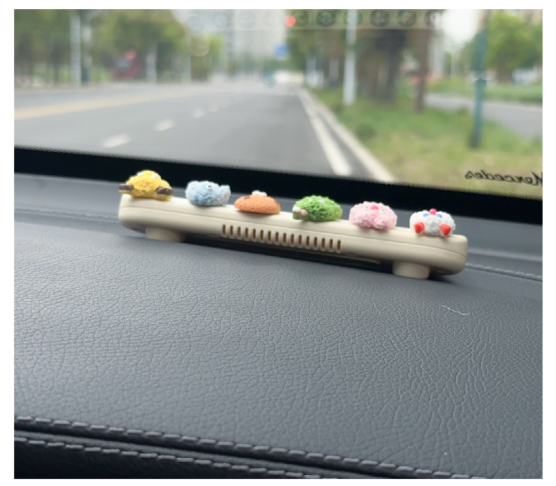Car Temporary Parking New Mobile Phone Number Plate Car Cute Cartoon Aromatherapy Creative Move Inside Parking Ornaments