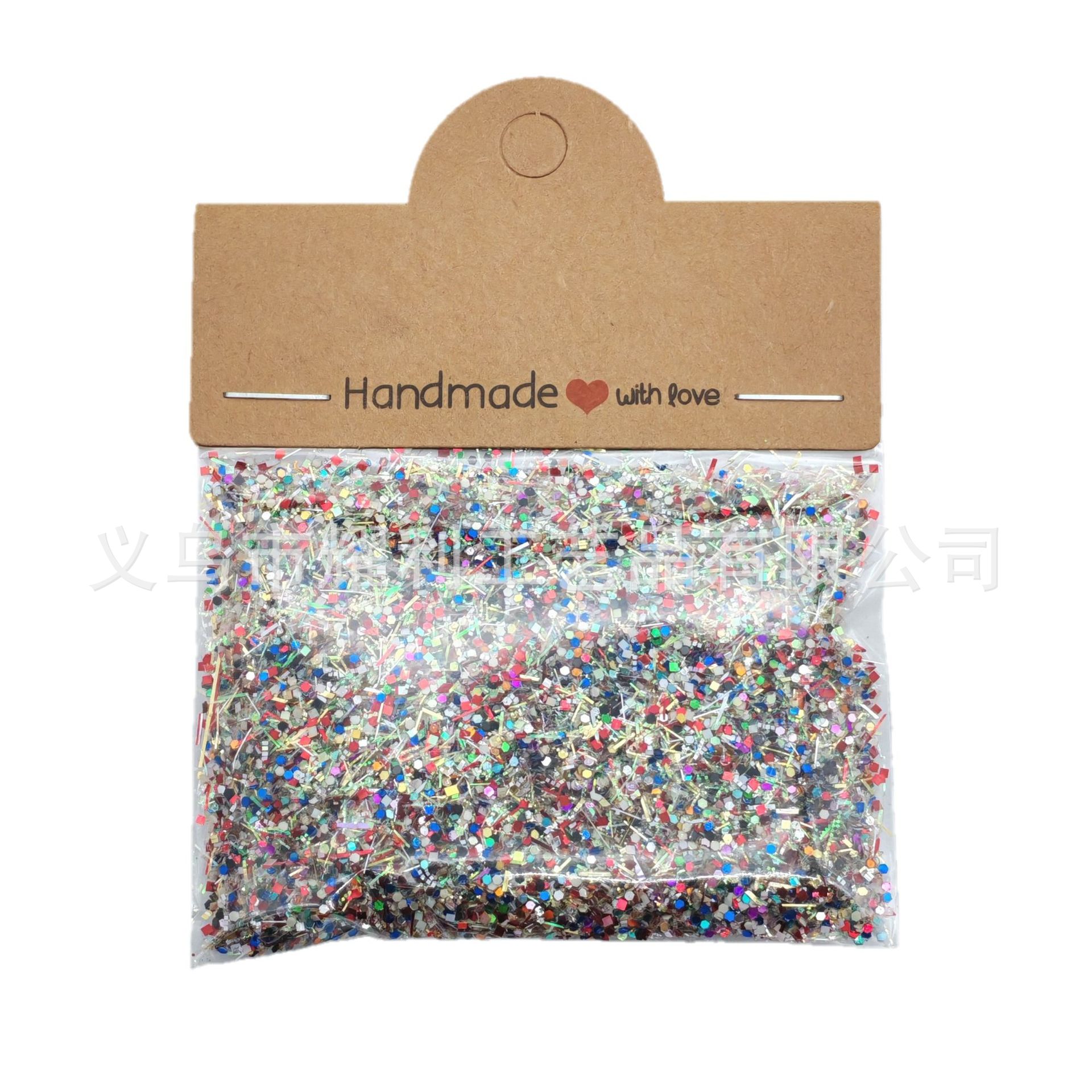 Polvo de cebolla láser de pierna larga pelo de forma especial sequinilla de manicura goteo DIY largo relleno decorativo pet reflectante transfronterizo image 21