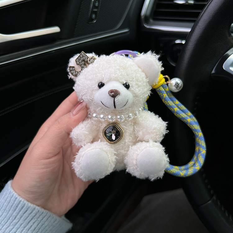 Holiday, Daily Occasion 1 Piece Cute Bear Plush Unisex Bag Pendant Keychain