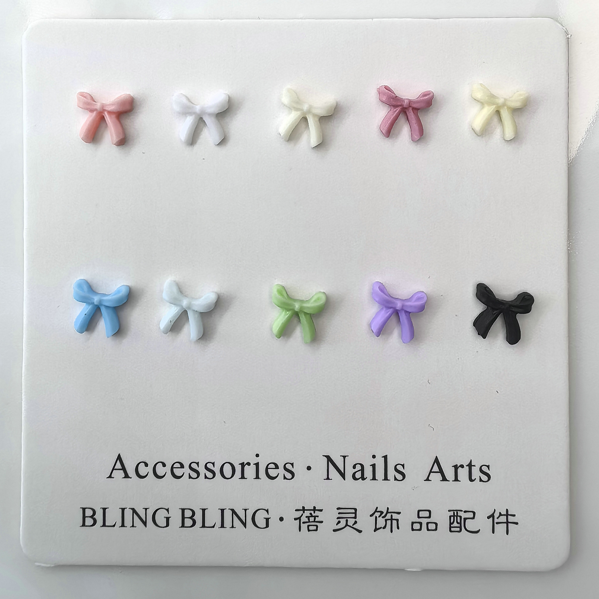 蝴蝶结美甲饰品批发儿童学生老人青年大学生工人教师0013.j