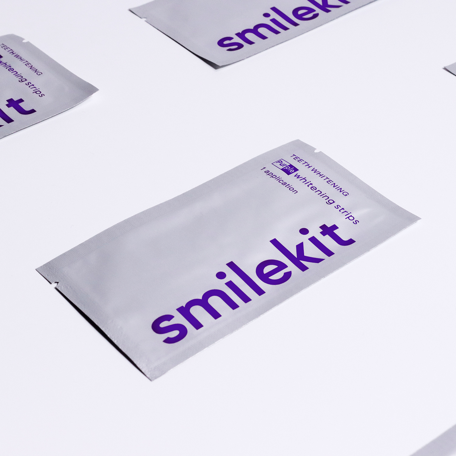 Grenzüberschreitender neuer V34 Violett Zahnaufhellungsstreifen Whitening Strips Zahnbleaching-Streifen aufhellend entgelbend leuchtend weiße Zahnstreifen