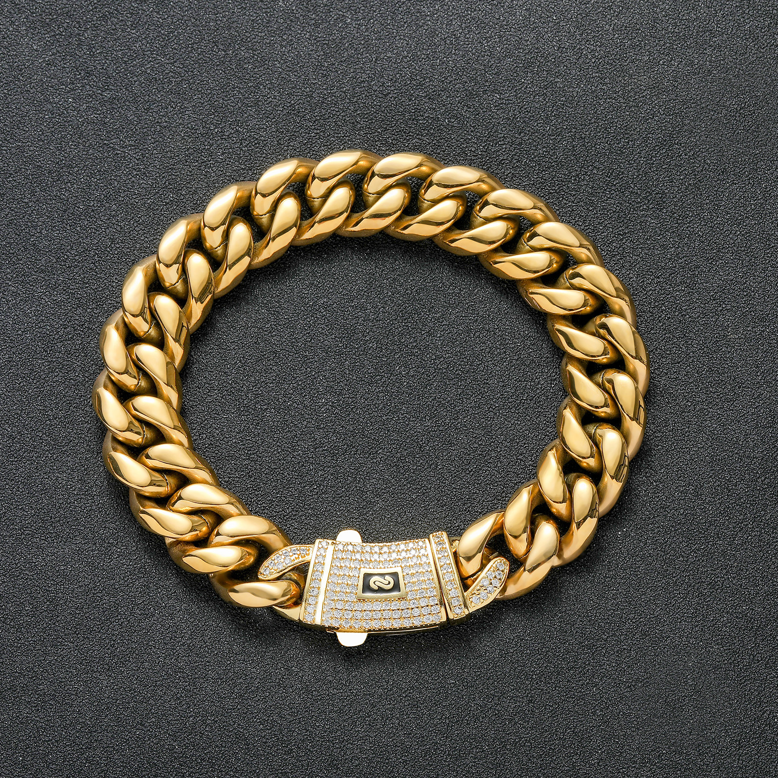 Acero Inoxidable 304 Cobre Chapado En Oro De 14 Quilates. Casual Estilo Simple Enchapado Embutido Geométrico Circón Pulsera Collar display picture 22