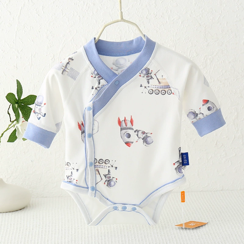 Хлопковый детский длинный рукав, бодик, демисезонный overall, (Физические), детская одежда
