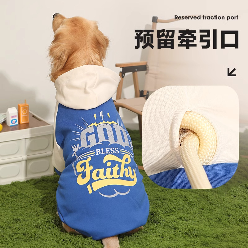 Ropa para perros modelos de otoño e invierno Labrador perros medianos y grandes