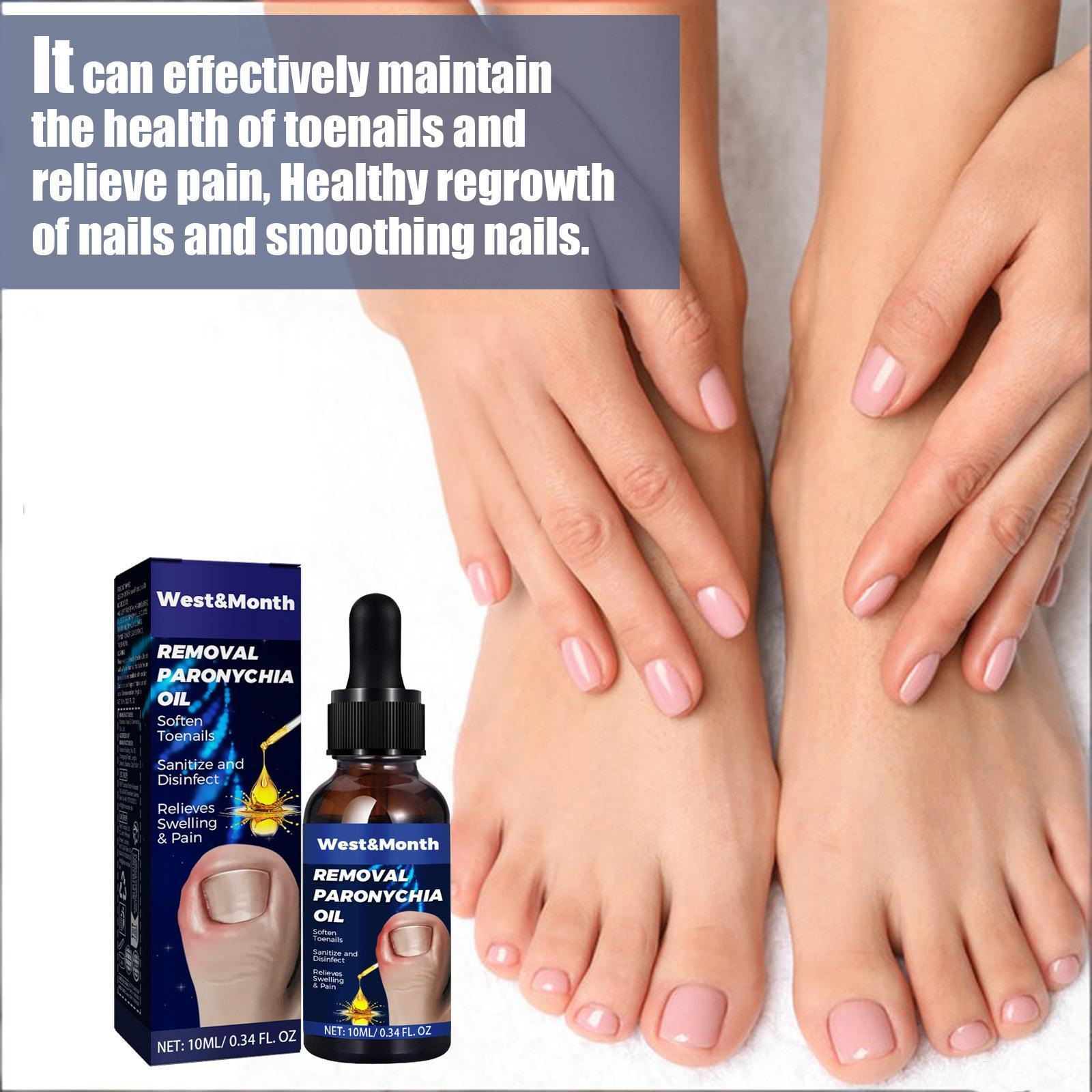 West&Month Nail Care Oil for Hands and Feet, Ingrown Toenails, Soft Nails, Moisturizing Nails, Daily Nail Care