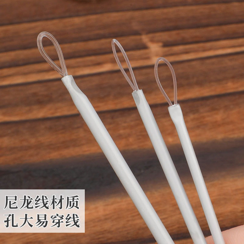 SKC varilla de hilo de nylon aguja varilla de aluminio colorido traje de aguja suéter de punto grueso herramienta de tejer aguja