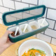 Kitchen Seasoning Box Household Integrated Multi-grid Seasoning Box Seasoning Box Seasoning Tank Moisture-proof Salt MSG Storage Box New