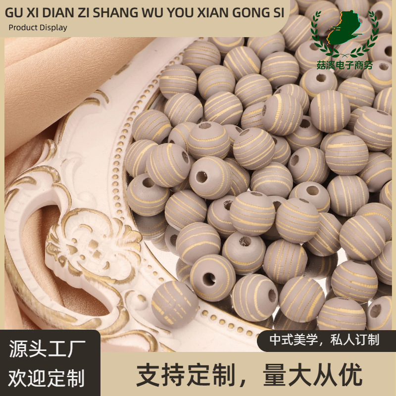 Zebra Pattern Retro Wooden Round Beads with Through-Hole for DIY Handmade Jewelry, Clothing Accessories, and Bracelet Materials Wholesale Zebra Pattern Retro Wooden Round Beads with Through-Hole for DIY Handmade Jewelry, Clothing Accessories, and Bracelet Materials Wholesale
