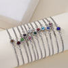 Bracelet natural stone stainless steel, jewelry, simple and elegant design, European style