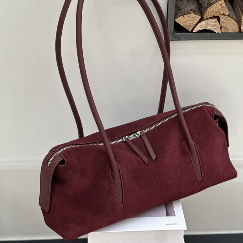 Cross-border suede shoulder bag for women, soft style hobo bag, lightweight multifunctional handbag, daily commuter bag, wholesale Cross-border suede shoulder bag for women, soft style hobo bag, lightweight multifunctional handbag, daily commuter bag, wholesale