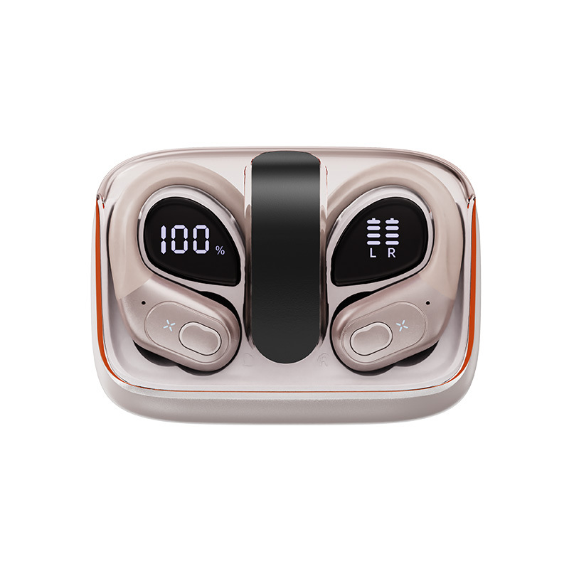 Nuevo auricular Bluetooth de larga duración de la batería con pantalla digital personalizada, auricular deportivo, impermeable, calidad de sonido HD, reducción de ruido, auriculares inalámbricos reales