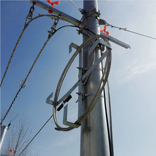 ADSS optical cable connecting metal rod pre-retaining frame inner disc type hot galvanizing model complete K