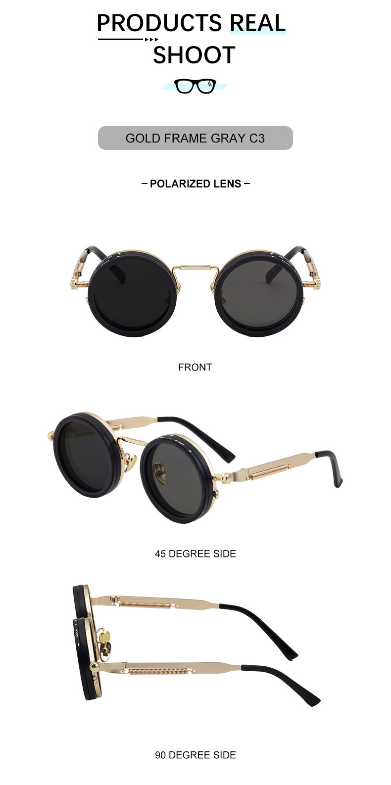 Adjustable Light Reduction Sunglasses For Women & Men Polarized_voghion.com