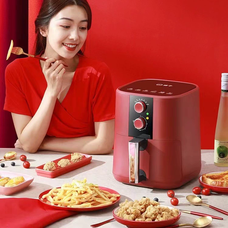 [翻译为俄文]扬子 Air Fried Pot Home Intelligent Multifunctional Fried Pot Pot Pot Electric Organ Large -capacity Air Fryer